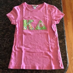 EUC Lilly Pulitzer Kappa Delta double stitch small